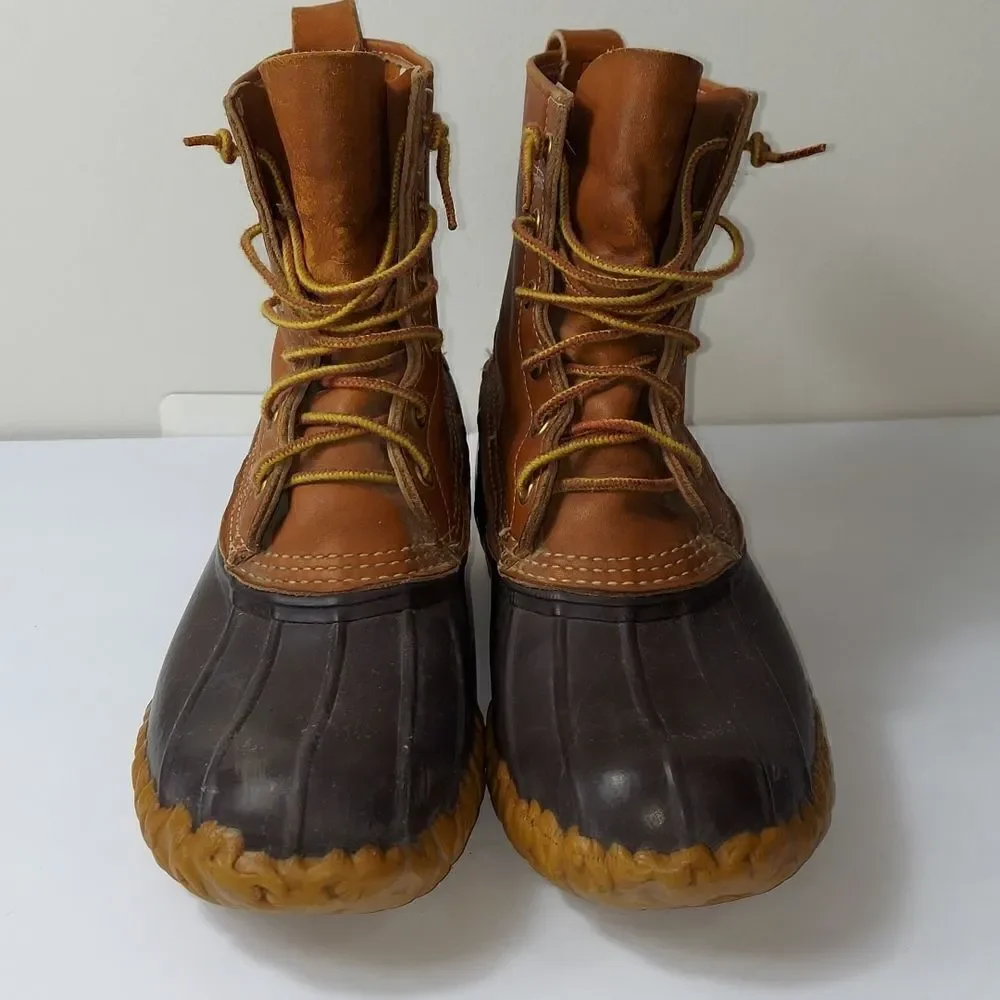 Vintage L.L.Bean Maine Hunting Bean   Duck Boots Sz 8